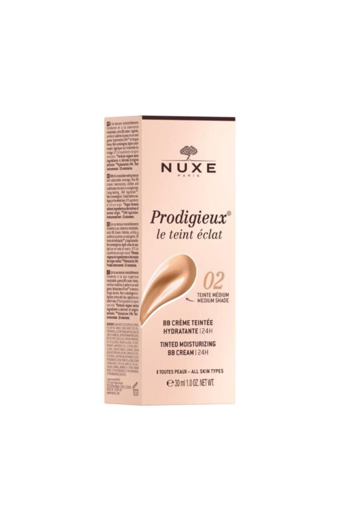 Nuxe Prodigieux Bb Cream 24H 02 Tono Medio 30 Ml