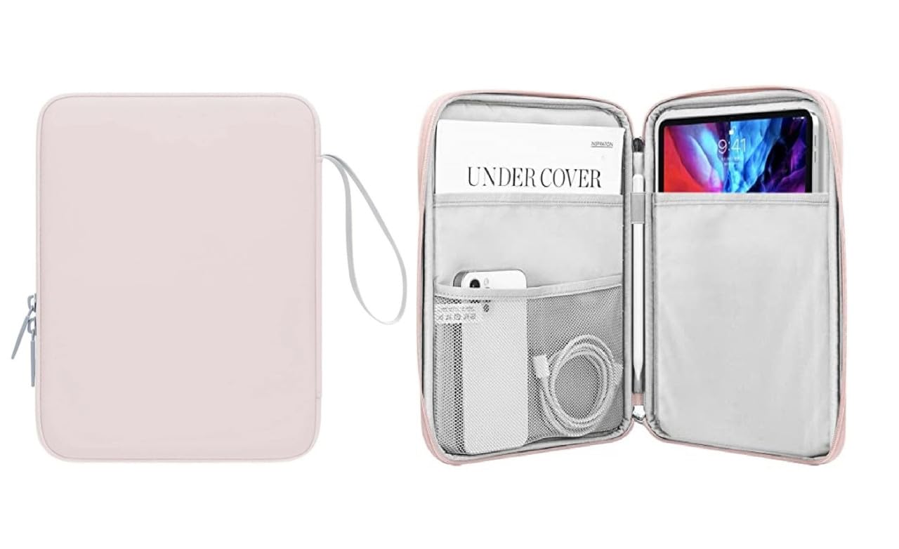 LIKECASE Shockproof Protective Sleeve Case Pouch for Amazon Fire HD 8 Plus (8 Inch) (2020) (Pink)