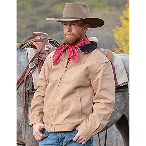 Wyoming Traders Mens Summer Canvas Tan Jacket2