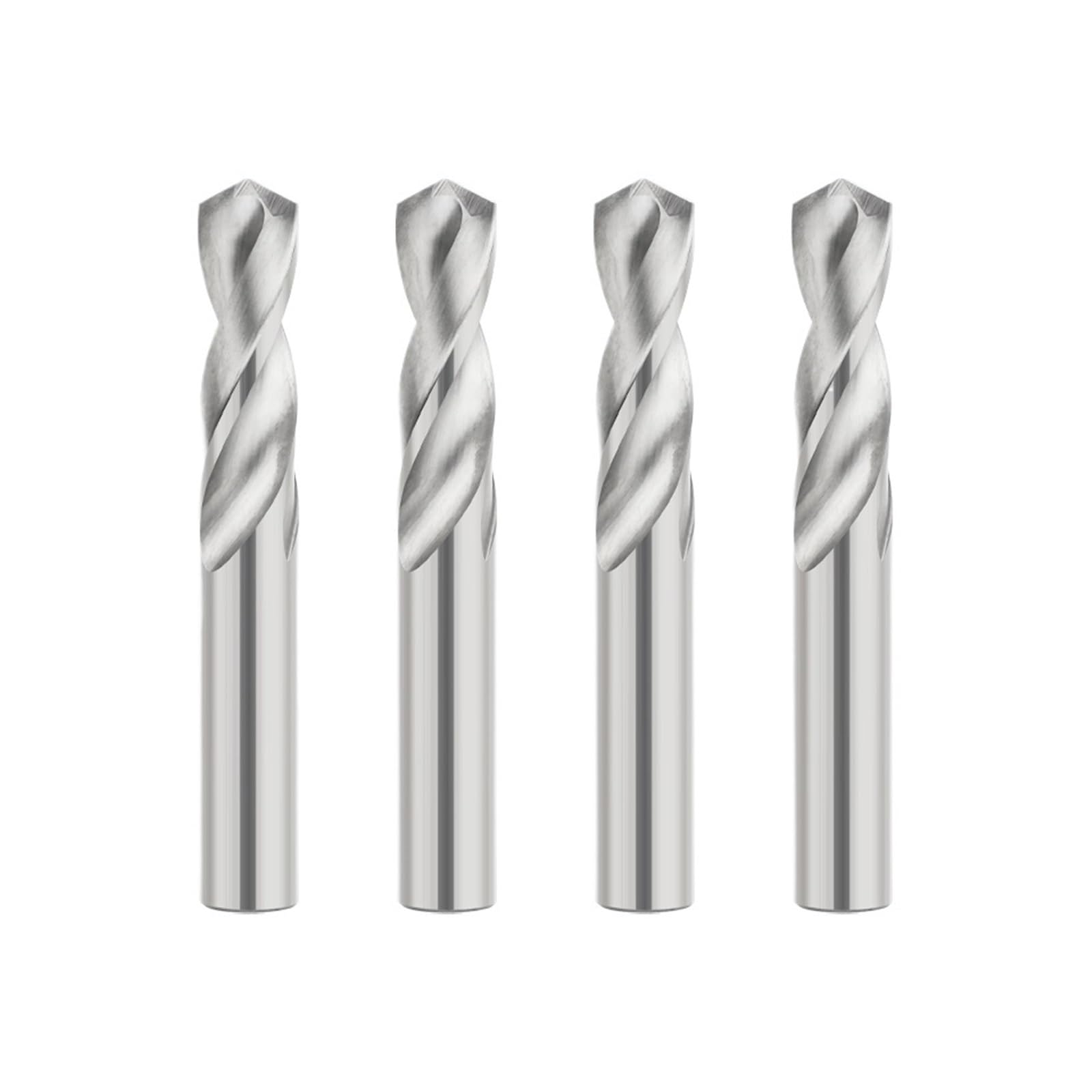 Broca de Carburo HRC45°, brocas de Metal AL, taladros de acero de tungsteno, máquina de torno CNC, herramientas de perforación de aleación de 0,5-20,0mm, 1 Uds.(10.0mm)