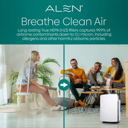 Image of Alen (BF35-Silver-Carbon) HEPA-Silver-Carbon Replacement Filter for BreatheSmart Air Purifier, 1-Pack