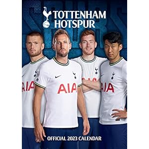 Tottenham Hotspur FC 2023 Calendar, Month To View A3 Wall Calendar , Official Product