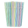 100 rietjes, flexibel, herbruikbaar, voor feestjes, smoothies, milkshakes, cocktails en warme dranken.