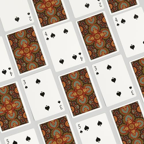 Lantern Press Talavera Tile #1, Baraja de Poker 52 cartas miniatura 4