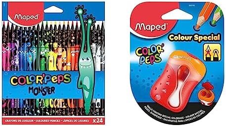 Maped Shaker Bleistiftspitzer - Für Dünne & Dicke Stifte Mit Auffangdose