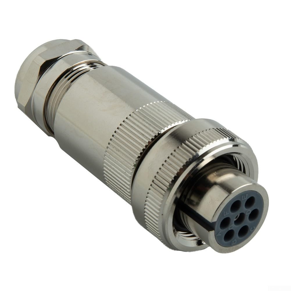 7pin proportional valve plug, Proportional Valve Plug Connector, For R900021267, R900217845, R900223890 Hydraulic Valves, 7 PIN