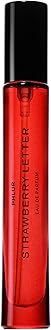 PHLUR Strawberry Letter Eau de Parfum - Travel Size Perfume Spray - Strawberry Gourmand Fine Fragrance (9.5mL)