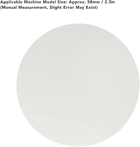 Miniatura 7 de Película para botón de insignia, película transparente para botones, diseño transparente, 200 hojas para protección (2.283 in)
