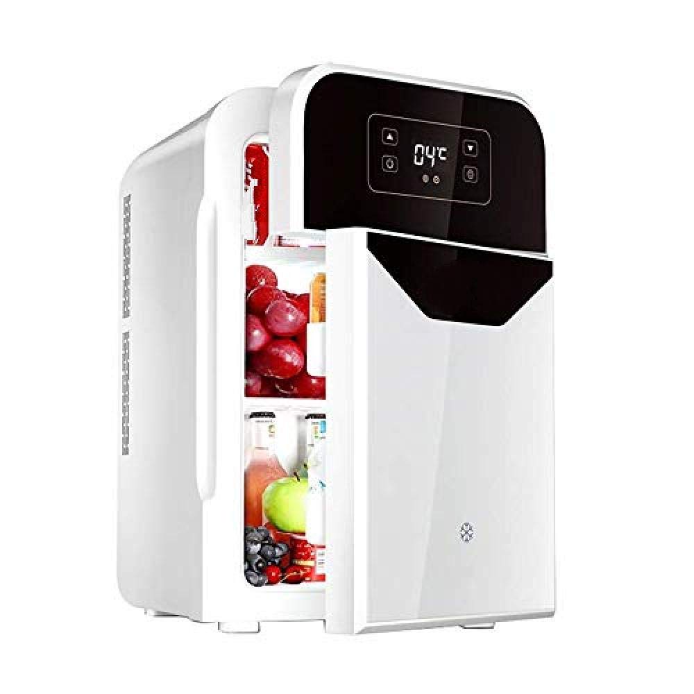 ZLM Mini frigo per auto ， frigorifero ultra silenzioso a basso rumore elettrico refrigeratore e riscaldatore ac/dc portatile mini frigoriferi auto congelatore 22 l bianco