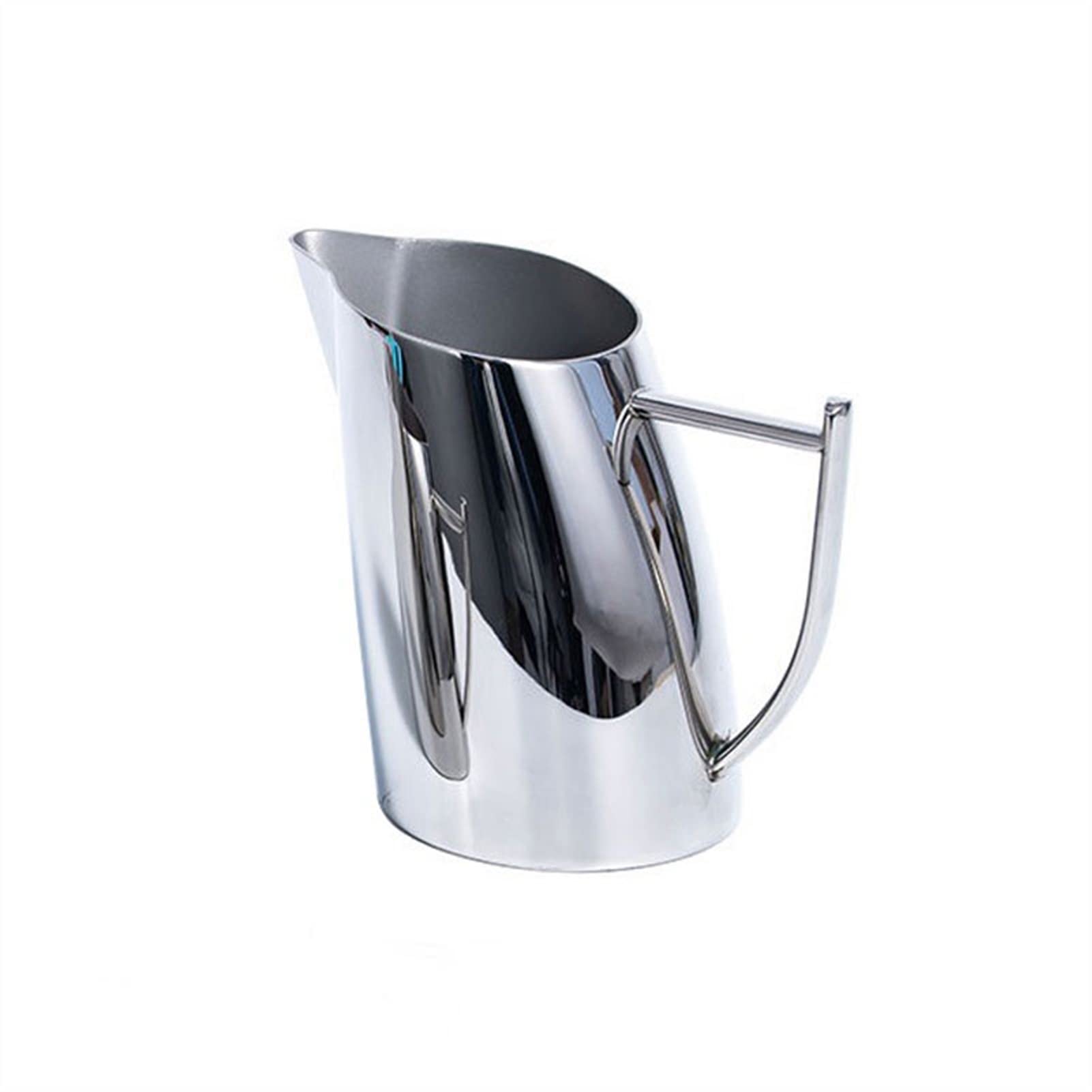 Milchkrug Edelstahl Milchschaumkugel 15 0ml 350ml. Espresso-Kaffee-Pitcher Barista-Handwerk Kaffee-Milch-Schaumkugelkugel Milchkännchen Porzellan (Color : 150ML)