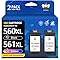 CMYBabee 560 561 XL Cartucce d'Inchiostro Sostituzione per Canon 560 561 XL compatibili con Canon PIXMA TS7450i TS7450a TS5350i TS5350a TS5351i TS7451i TS7450 TS5350 TS5352 (2 pz. Nero + Colore)
