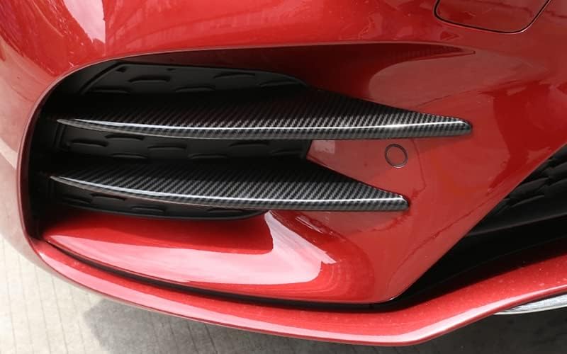 New Protective Front Fog Light Trims Compatible with Mercedes Benz A-Class W177 2019-2023 A180 A200 A220 A250 (Silver)