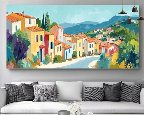 Peinture diamant enfant et adulte paysage de Paris | Kit broderie 5D pour soirée créative calme