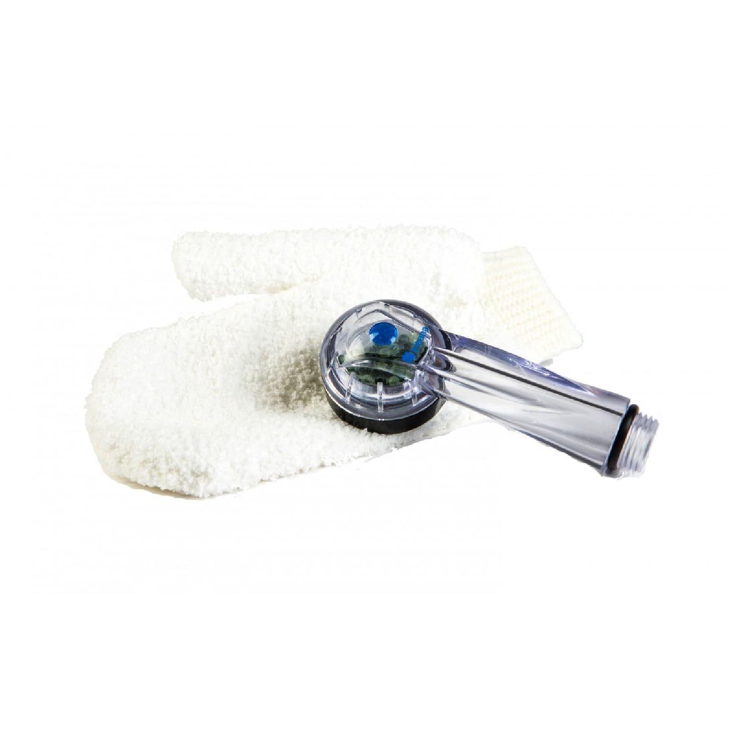 Irisana - Ecoducha Baby IR17 y Manopla de Baño - Set para Bebé - Manopla de Microfibra - La Ecoducha Suaviza el Agua y Reduce el Cloro - Cuida la Piel