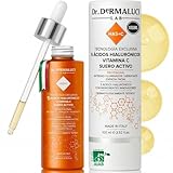 Dr Dermaluci Serum Facial Antiedad 100ML BIO | Iluminador, Hidratante, Suavizante | Con 5 Acidos Hialuronicos, Vitamina C, Niacinamida | Piel Sensible | Certificado, Probado al Niquel, Made in Italy