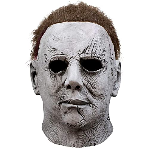 SC Products Michael Myers Mask Adult 100% Natural Latex, White