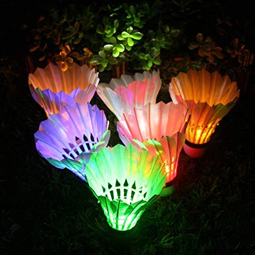 Yyzp 6-Pack Led Badminton Shuttlecocks, Badminton Birdies Glow In The Dark Birdie Badminton Set For Outdoor/Indoor Lighting Sport Activities Game #TOP2