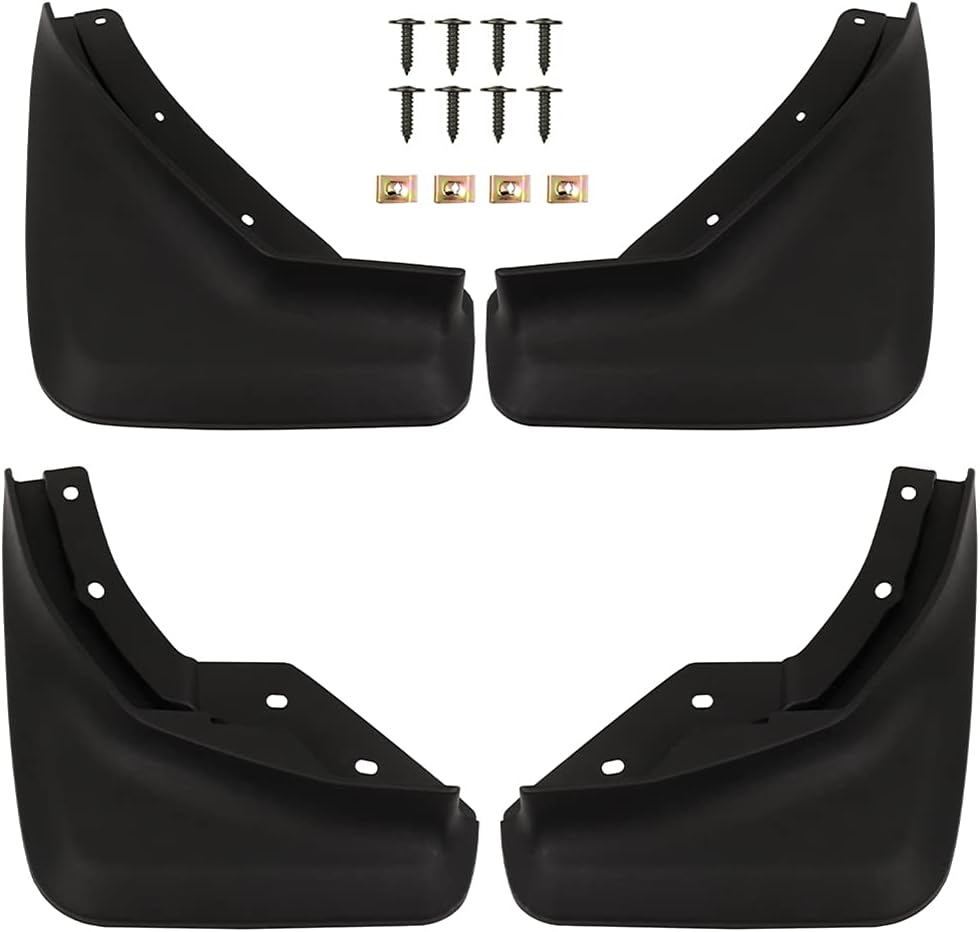 ECCPP Mudguard Splash Guards Front & Rear 2019-2021 for Volvo XC40 2L Mud Flaps Set of 4 Flexible and Bendable Mud Flaps Splash