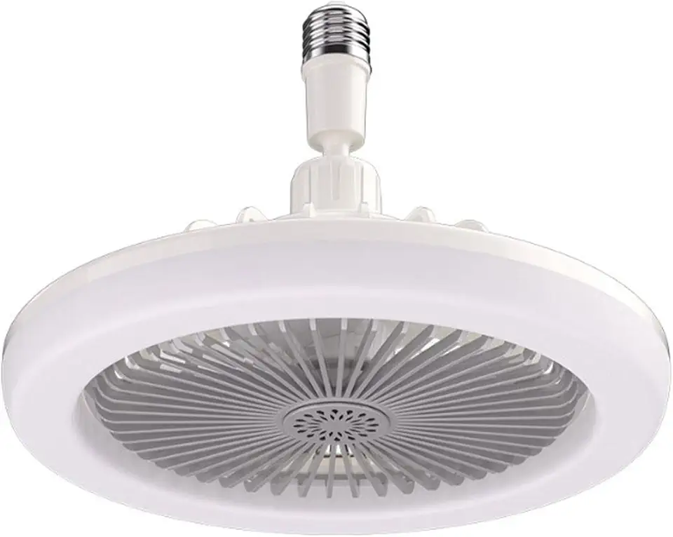 teto sem pás | teto silencioso baixo perfil com luzes e controle remoto | Ventiladores teto com luzes LED reguláveis em 3 cores para quarto sala estar