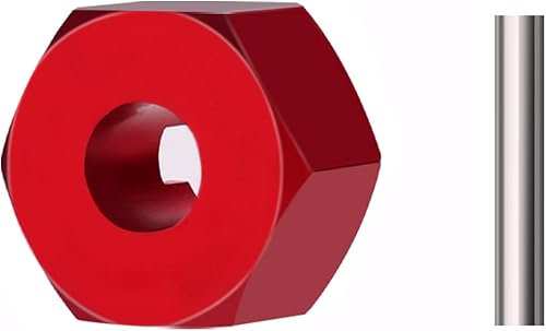 Miniatura 5 de Adaptador de cubo hexagonal de rueda de aleación de 0.472 in para 16207 16208 16209 16210 para H16BM H16GT H16DR H16 116 Series RC Car Upgrades Part