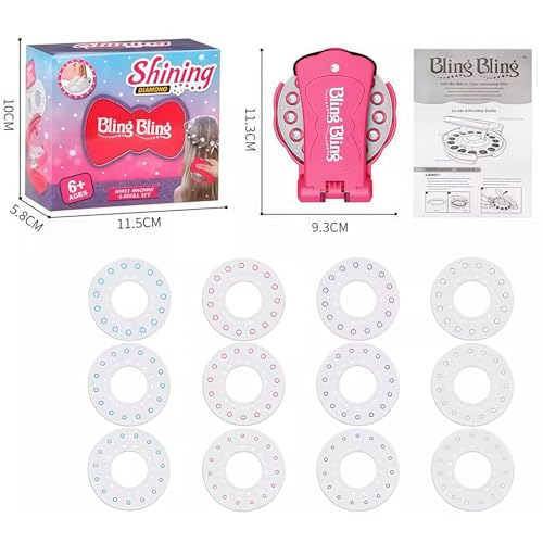 image for Generic Gem Hair Stamper & Bedazzler Kit for Hair, Clothes, Bling Hair