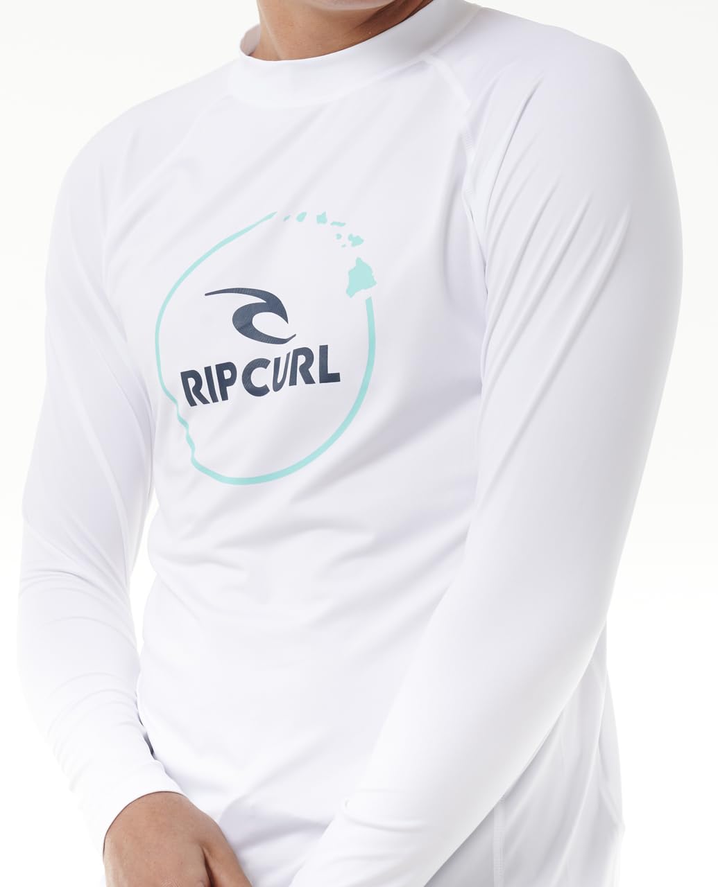 Rip Curl Island Vibe UPF 50 Long Sleeve Rashguard Camisa de protección de Sarpullido Hombre