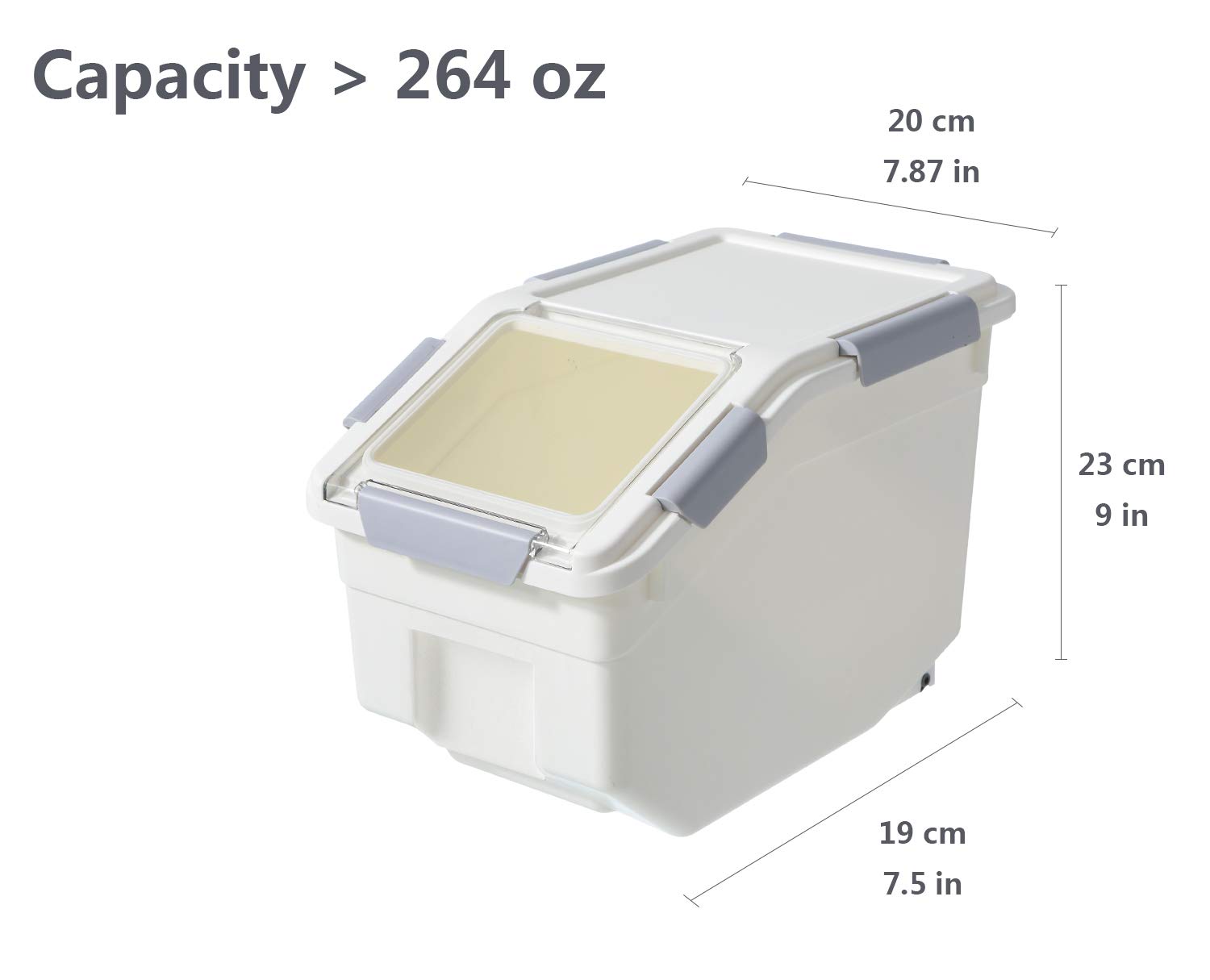 LISM 2x Hundefutter-Behälter Luftdicht - Großer Vorratscontainer Bis 11 Kg