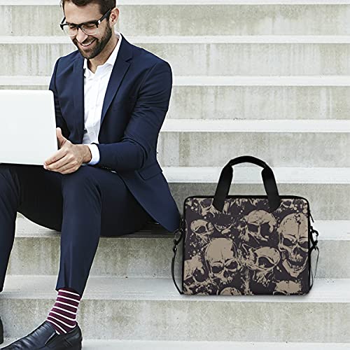 MNSRUU Laptop Bag for 15.6 inch Black Gothic Bats4