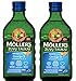 Produktbild Moller's Fish Cod Liver Oil with Omega 3, Vitamins A, D & E, Fruit Flavour 250 Ml Liquid Supplement Extra Pure High Quality Made in Norway x 2 Bottles For Babies, Children, Adults