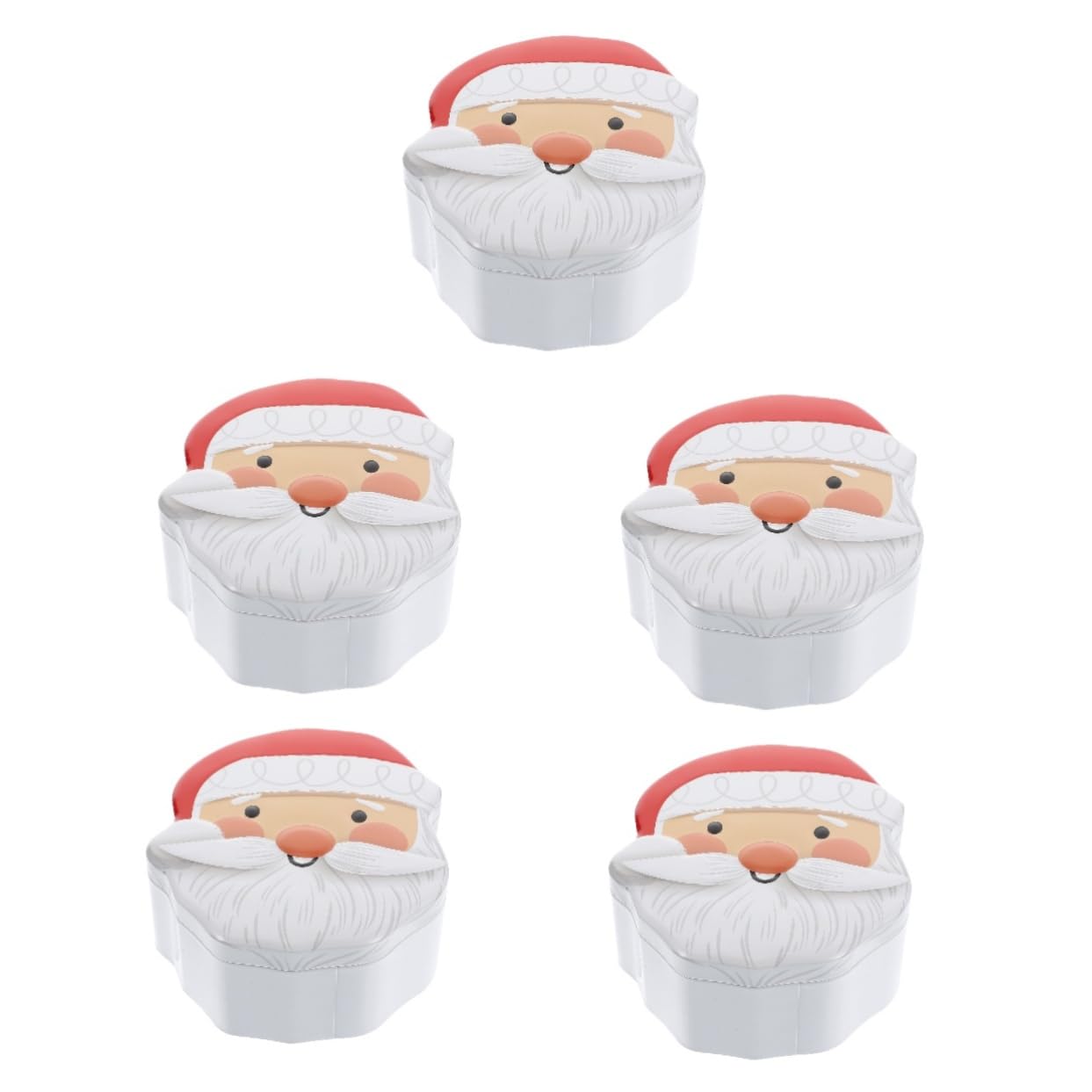 Caja de dulces de navidad para decoración de mesas bomboneras decorativas de hojalata en casa