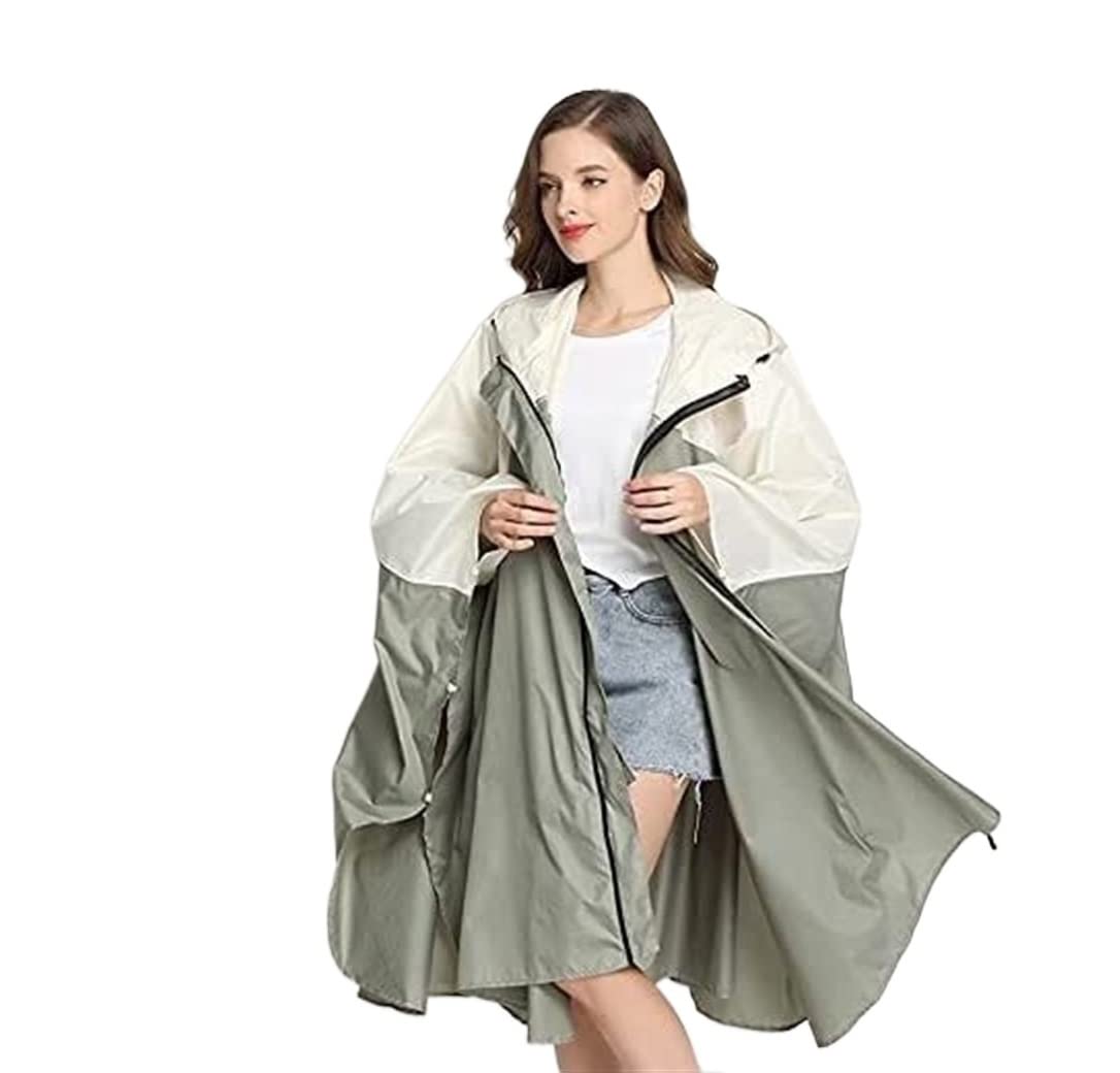 IRYZE Impermeabile Poncho Poncho Antipioggia Unisex con Cappuccio, Impermeabile, Impermeabile, per Adulti, Donne, Uomini, Poncho Antipioggia Poncho Impermeabile