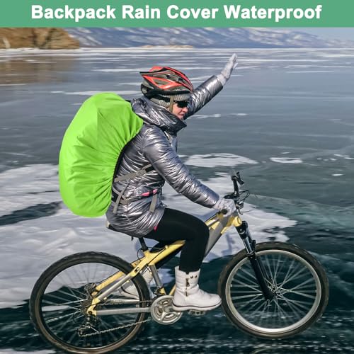 Housse de pluie pour sac à dos 40-50L M METERXITY verte