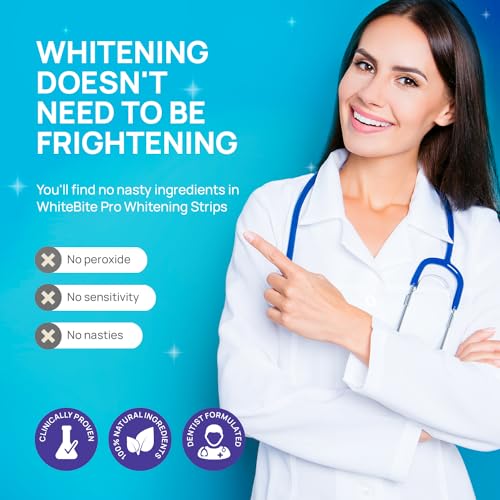 Whitebite Pro Teeth Whitening Strips 48 Strips (24 Treatments) | Non Sensitivity | Peroxide Free thumb #7
