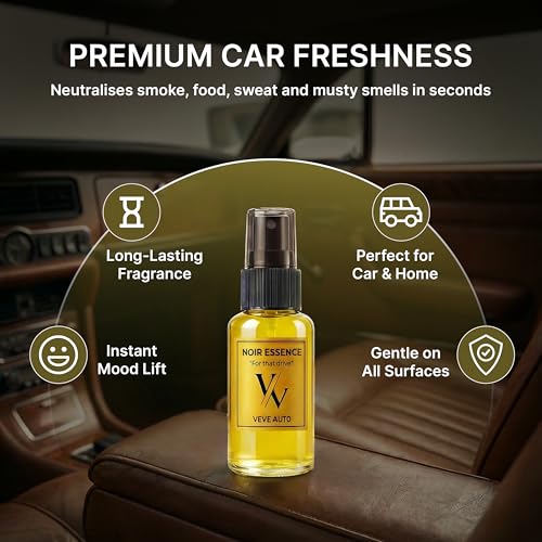 Image of Luxury Lemon Car Perfume Spray - Long Lasting Car Fragrance (50ml) | Long Lasting Car Fragrance for Premium Vehicles | Best Car Perfume for Luxury Cars | Odor Neutralization Luxury Perfumes
