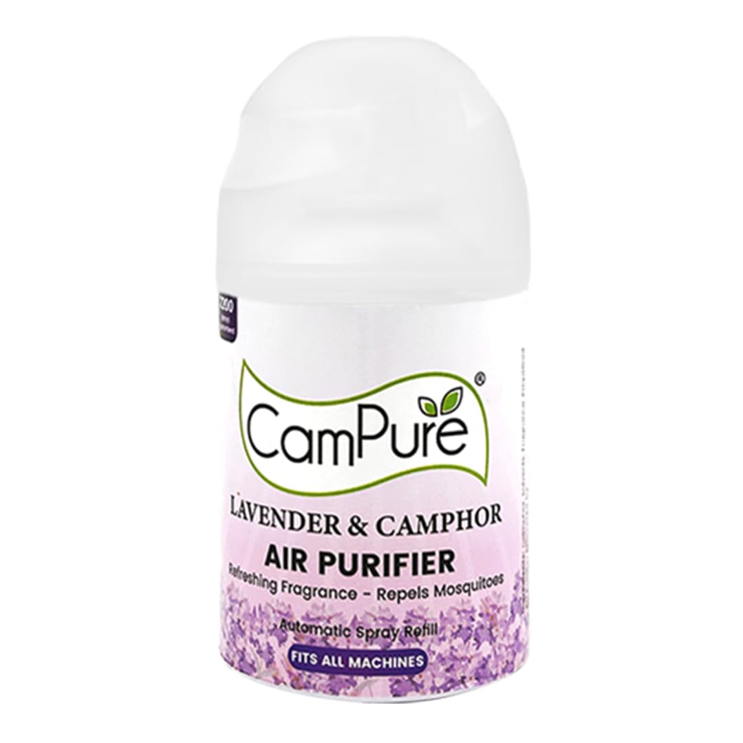 CamPure Automatic Freshener Refill (225 ml) | Lavender & Camphor Air Purifier | 100% Organic | Refreshing Fragrance For Home, Bathroom And Office | 2200 Sprays Guaranteed | Lasts upto 60 Days (B0CKW61PNQ) Amazon Price History, Amazon Price Tracker