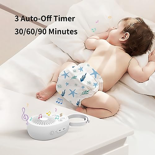 Máquina de Som Portátil para Bebê, Máquina de Som Branca para Bebê Com Ruído de Viagem Com 20 Fontes