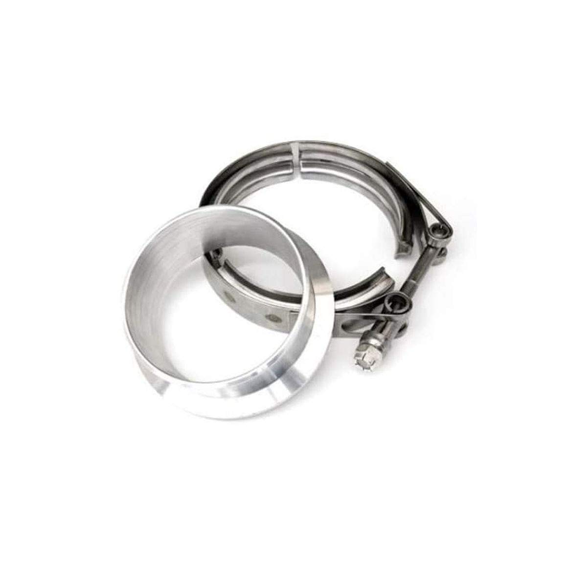 Aluminum V-Band Flange & Clamp Kit With O-Ring – For Compressor Exit S400 / S500 Series Turbo
