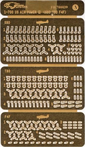 Amazon | 1/700 米海軍艦載機2 （SBD、TBD、F4F） | プラモデル 通販