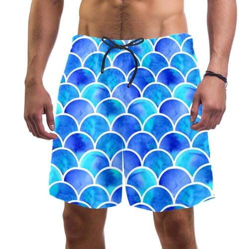 Short de bain homme bleu maillot de bain séchage rapide