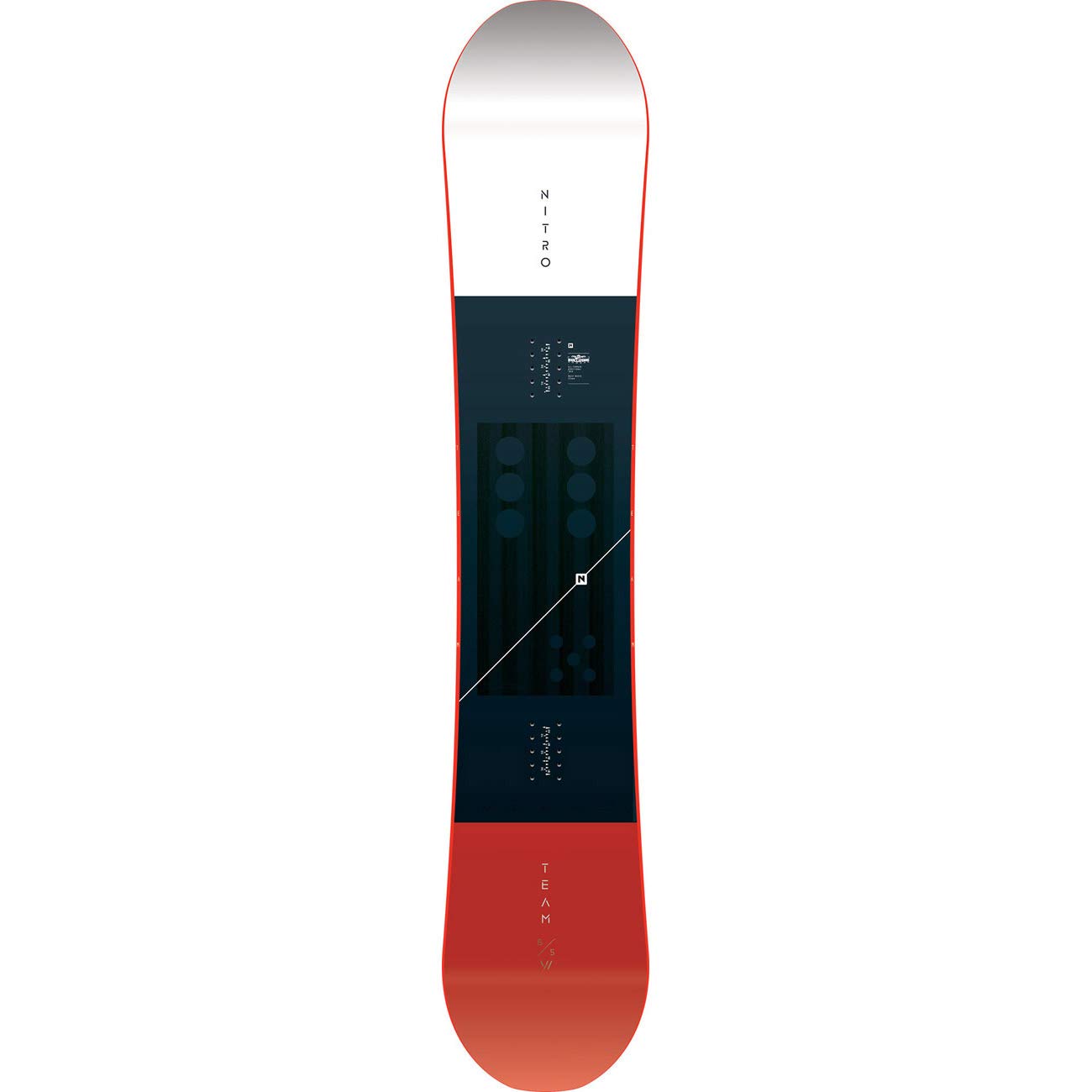 NITRO Snowboards Herren Team Gullwing '20 Vielseitiges all Mountain Freestyle Directional Twin Rocker Camber Wide Board - Snowboard Uomo
