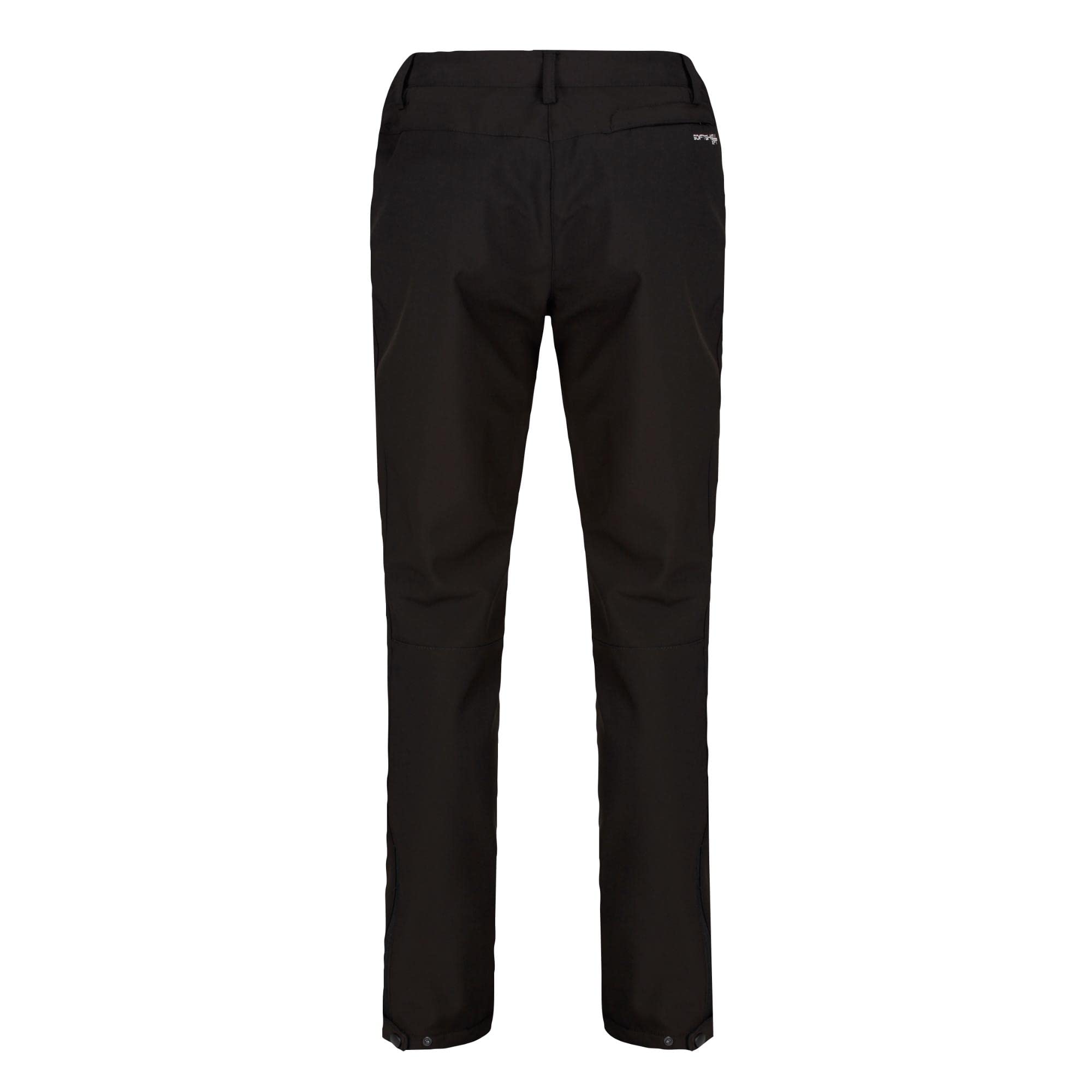 Regatta Geo Shell II Warm Backed Woven Softshell XTP Stretch Fabric Breathable Waterproof Windproof Trousers Spodnie Kobiety