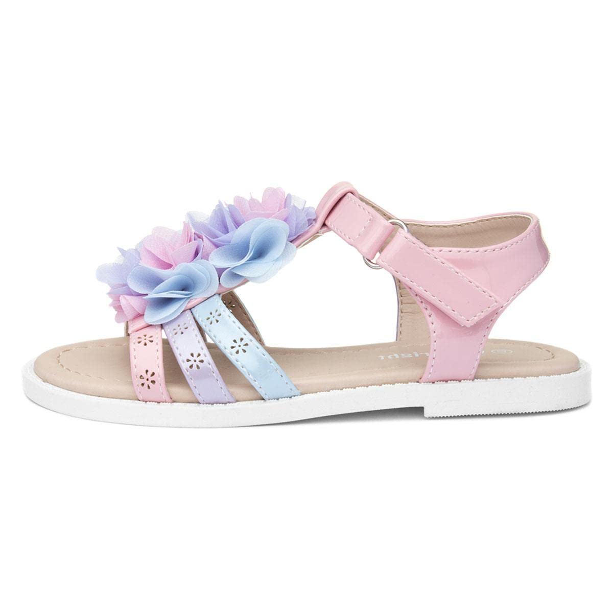 WalkrightCiara Girls Pastel Easy Fasten Sandals
