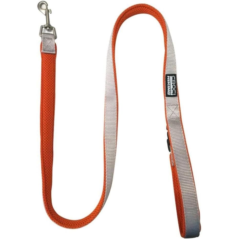 croci Reflective Hiking Leash, 2 x 120 cm, Black