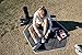 ROLL Recovery StretchMat (Onyx Black) - Folding Indoor and Outdoor Stretching Mat