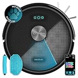 Cecotec Robot Aspirador y Friegasuelos Conga M70. Navegación Láser, 20000Pa de Presión de Succión, Batería de 4500 mAh, Cepillo de Silicona Especial Mascotas, Cobertura hasta 180m²