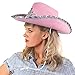 Windy City Novelties LED Light-Up Cowboy Hat with Blinking Tiara