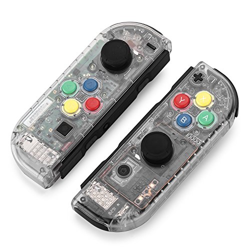 BASSTOP Portable DIY Replacement Housing Shell Case for Right Left Switch Joy-Con Controller