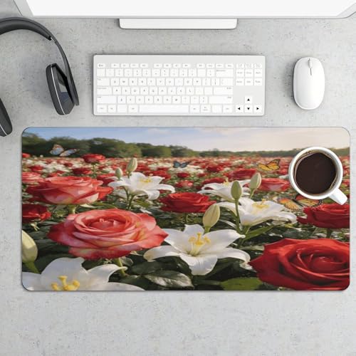 Flower Sea Pad para Escritorio Impermeable 30x60 cm miniatura 5