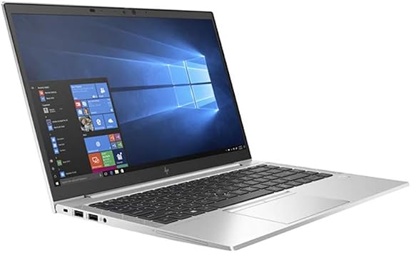 HP 14 EliteBook 840 G7 Laptop, Intel Core i5-10210U, 8GB DDR4 RAM, 256GB SSD, Windows 10 Pro, Wi-Fi Only (1C8N4UT#ABA), Silver