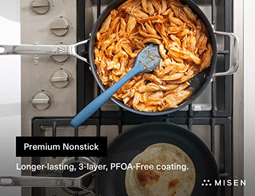 Misen 3 Qt Nonstick Sauté Pan With Lid - Deep Frying Pan - Large Nonstick Frying Pan #TOP1
